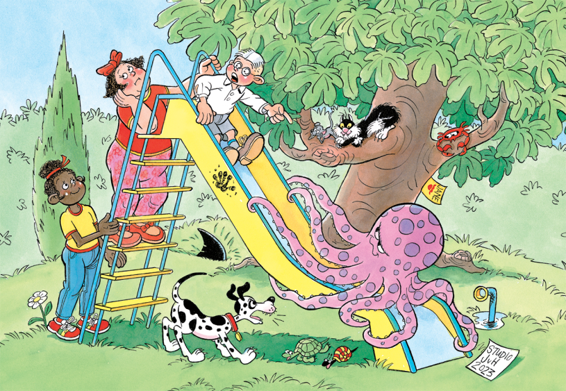 Puzzel 150 st. JvH Junior De Gladde Glijbaan