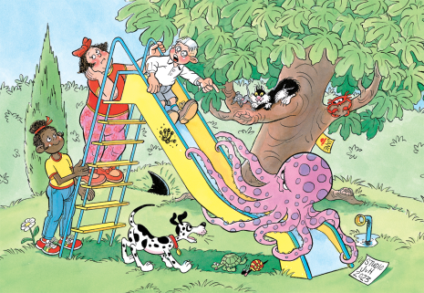 Puzzel 150 st. JvH Junior De Gladde Glijbaan