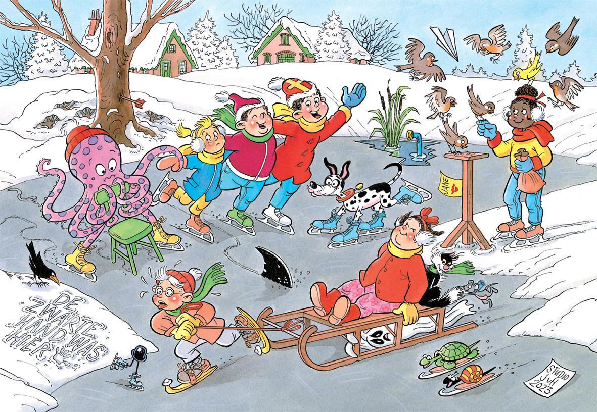 Puzzel 240 st. JvH Junior Schaatsen