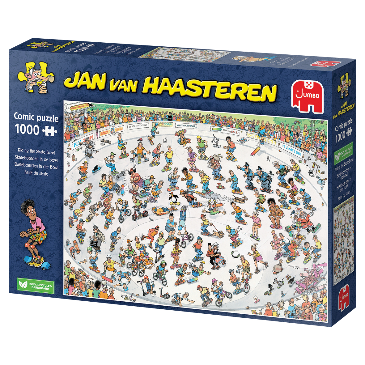 Puzzel 1000 st. JvH Skateboarden In De Bowl