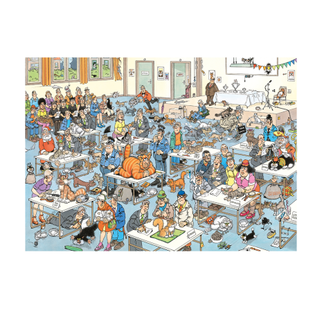 Puzzel 2000 st. JvH De Kattenshow