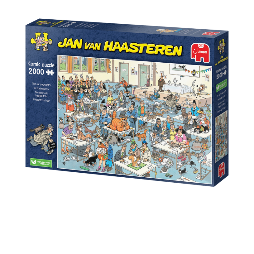 Puzzel 2000 st. JvH De Kattenshow