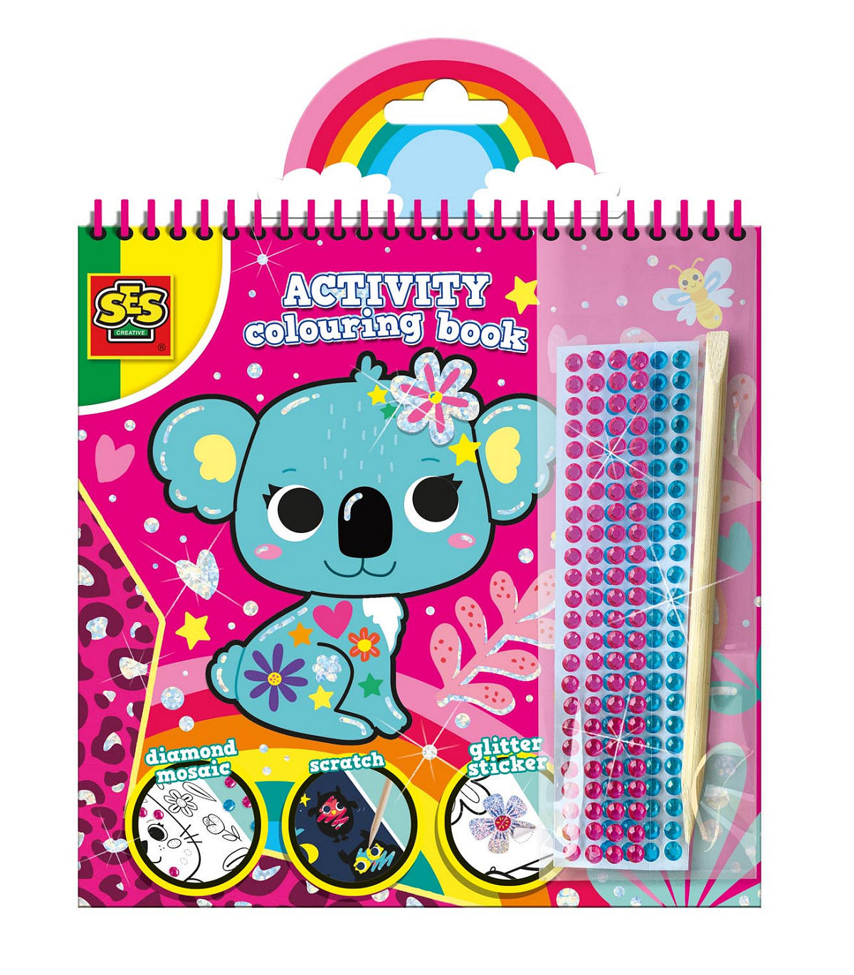 SES Doe kleurboek diamonds 3 in 1