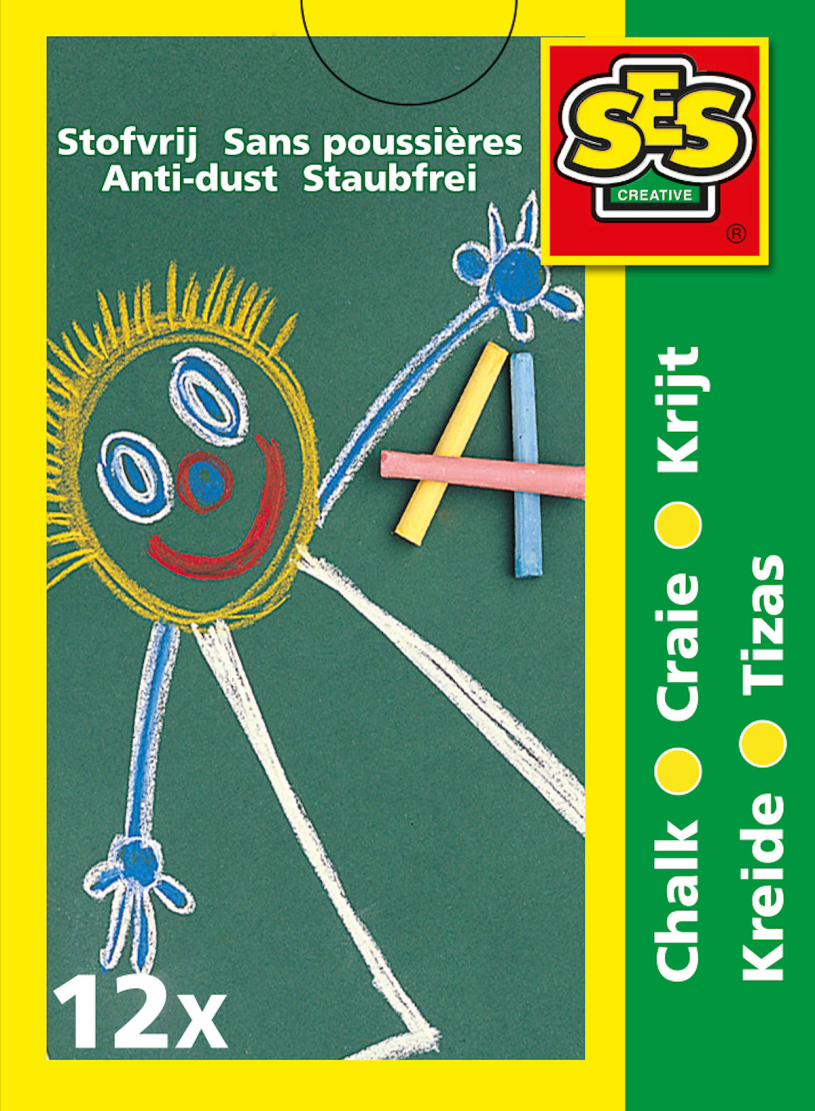 SES Krijt 12 kleuren