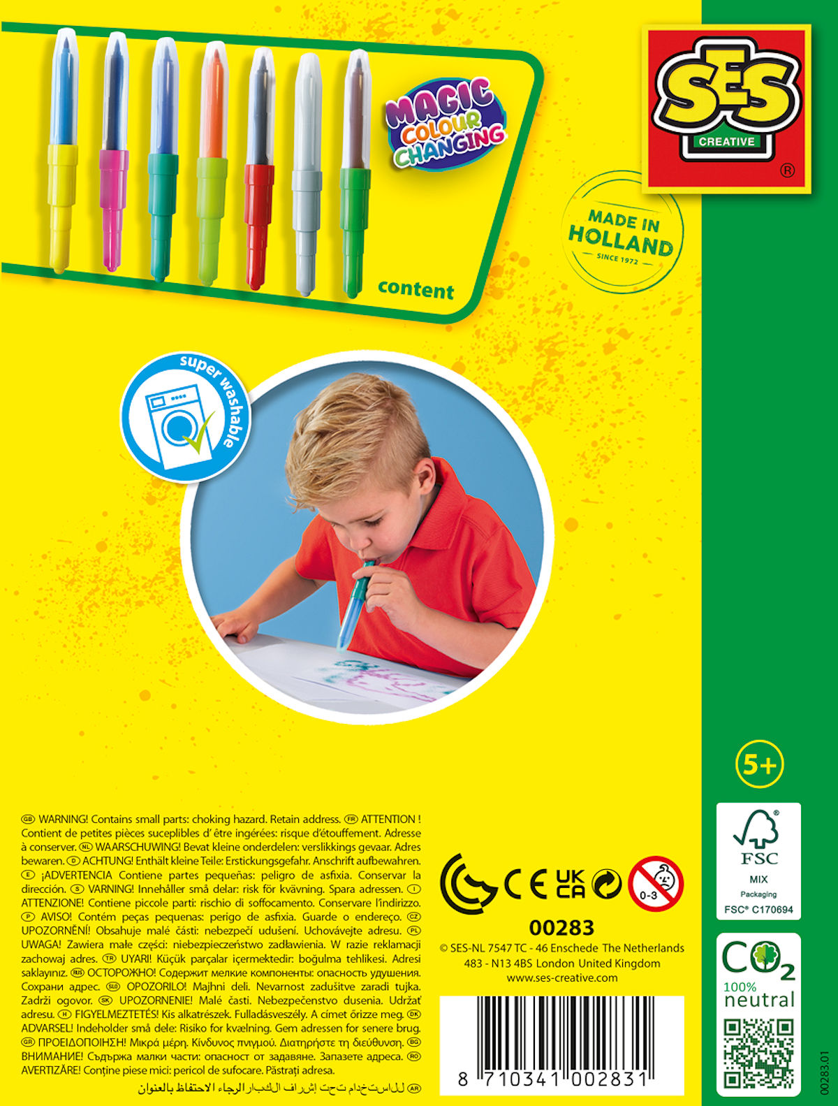 SES Blow airbrush pens - Magisch kleurveranderen