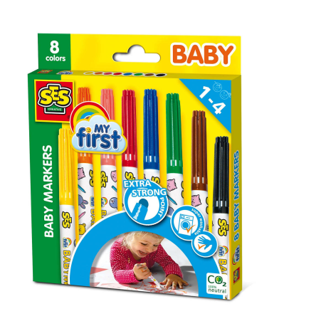 SES My First - Baby markers 8 kleuren