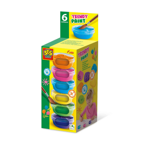 SES Plakkaatverf trendy (6x45ml)