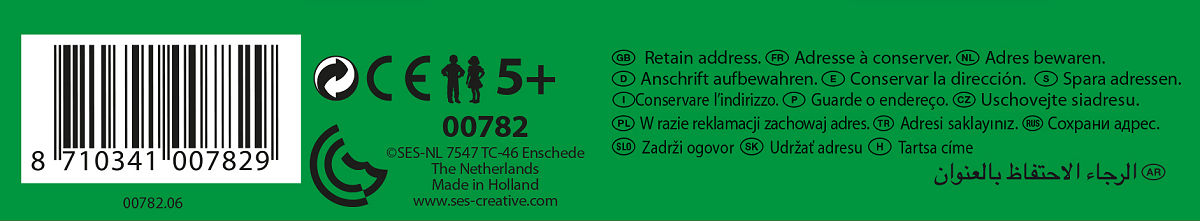 SES Strijkkralen legbord 5x