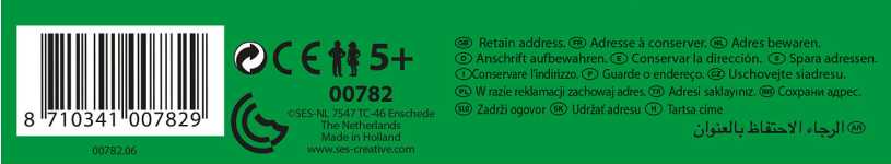 SES Strijkkralen legbord 5x