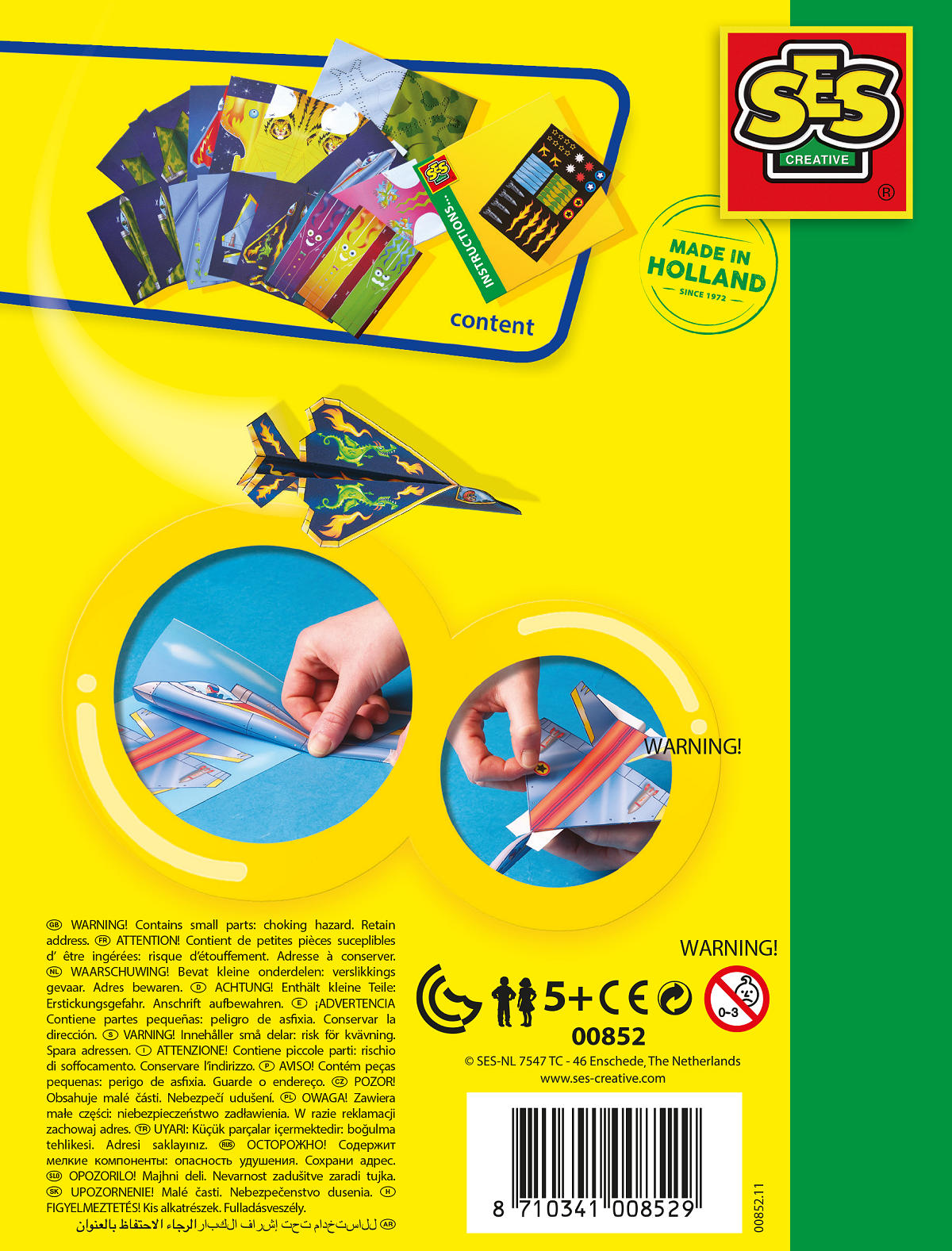 SES Vliegtuigjes vouwen