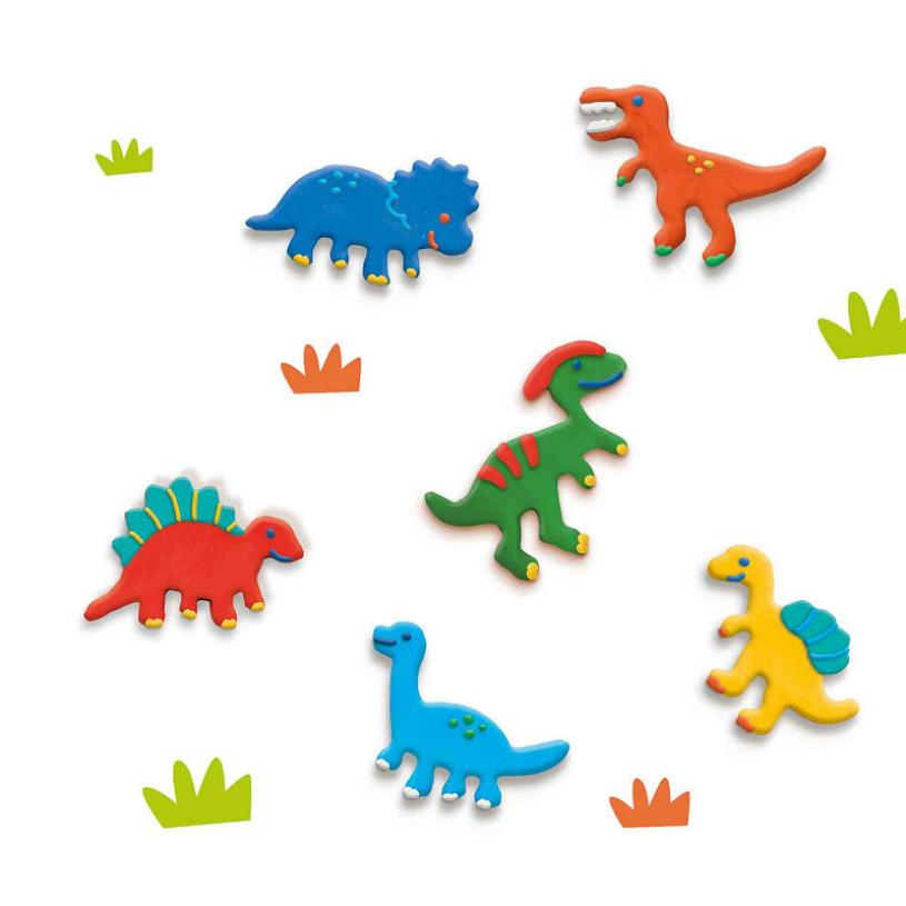 SES Klei uitsteekvormen - Dino's