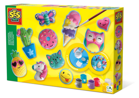 SES Gieten en schilderen - Vrolijke figuren