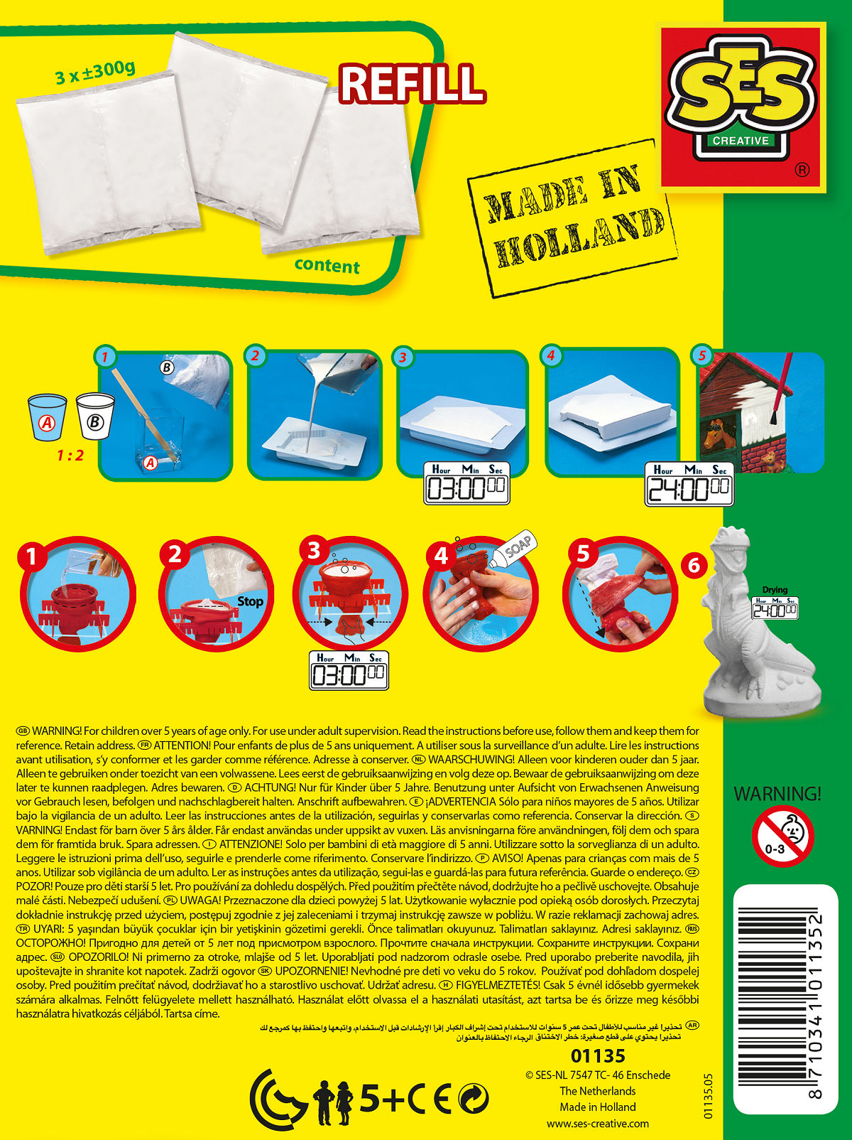 SES Gieten en schilderen - Modelgips