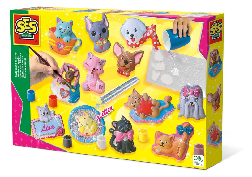 SES Gieten en schilderen - Honden en katten