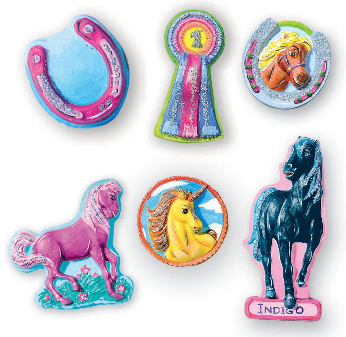 SES Gieten en schilderen - Fantasiepaarden