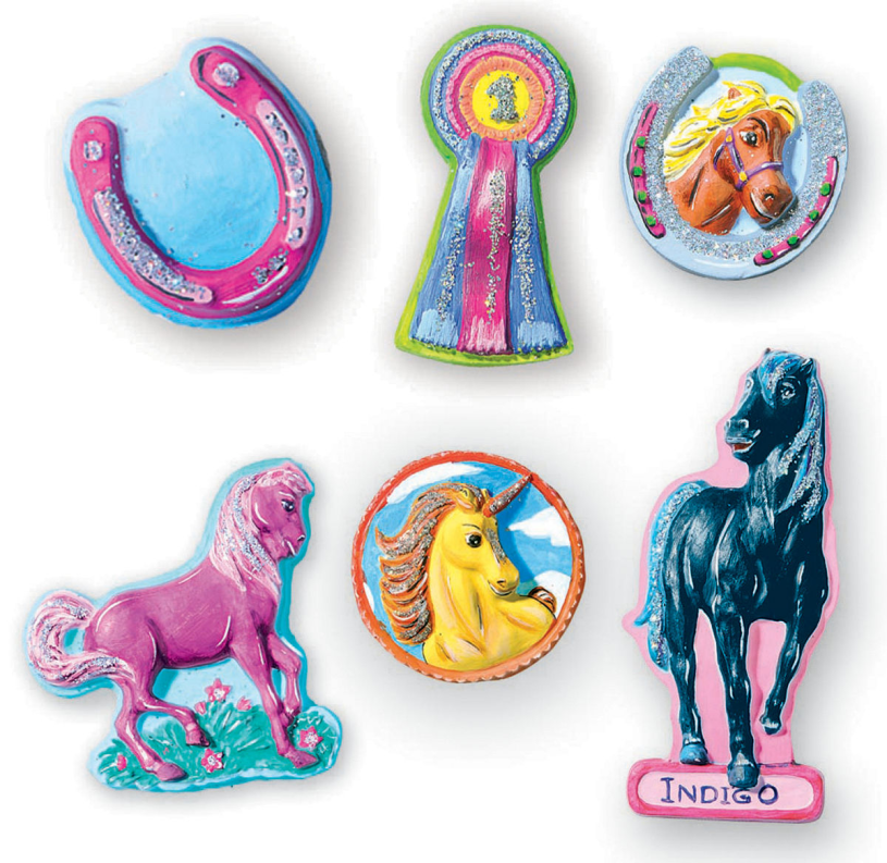 SES Gieten en schilderen - Fantasiepaarden