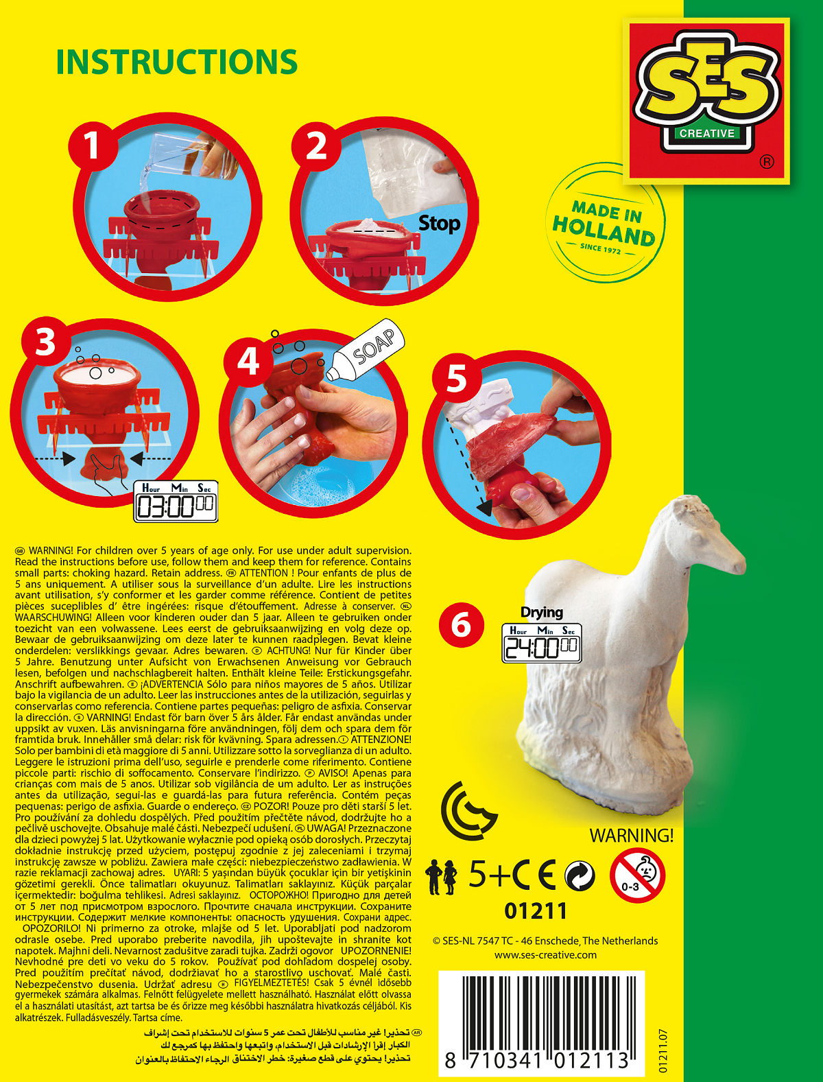 SES Gieten en schilderen - Paard