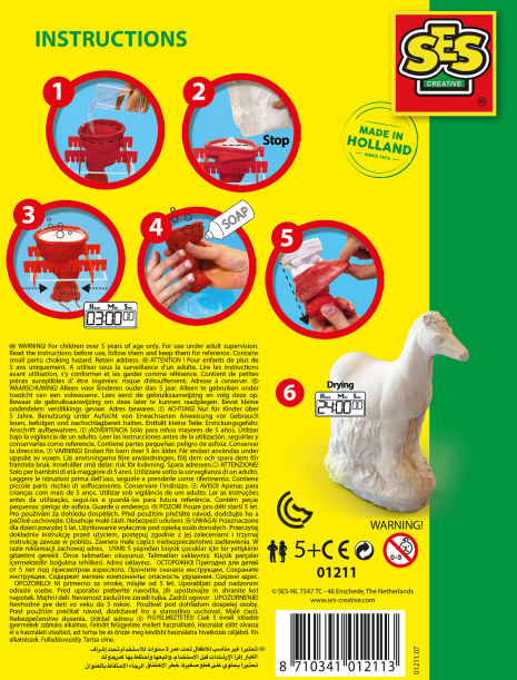 SES Gieten en schilderen - Paard