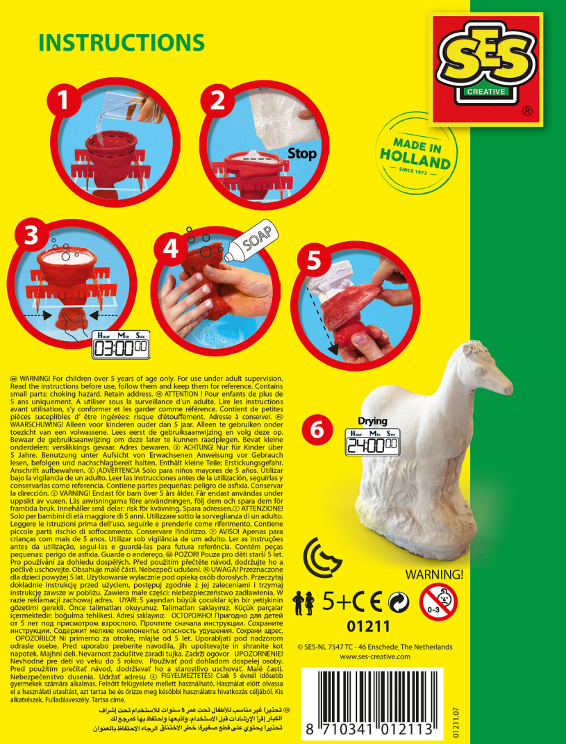 SES Gieten en schilderen - Paard