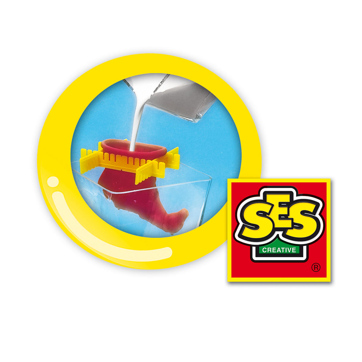 SES Gieten en schilderen - Paard met manen