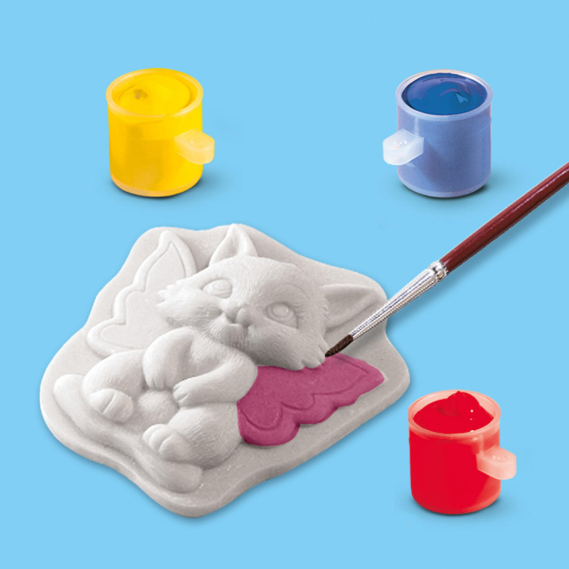 SES Gieten en schilderen - Schattige fantasiefiguren