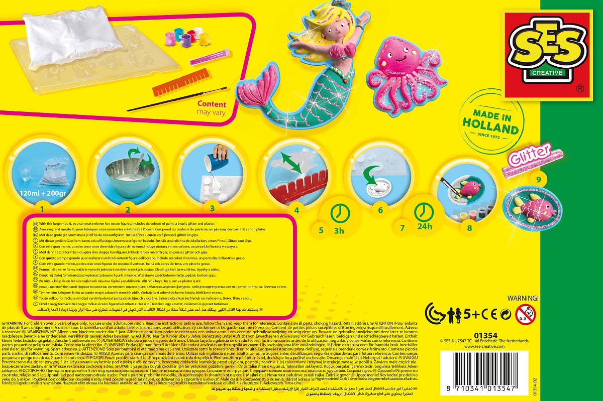 SES Gieten en schilderen - Oceaanfiguren
