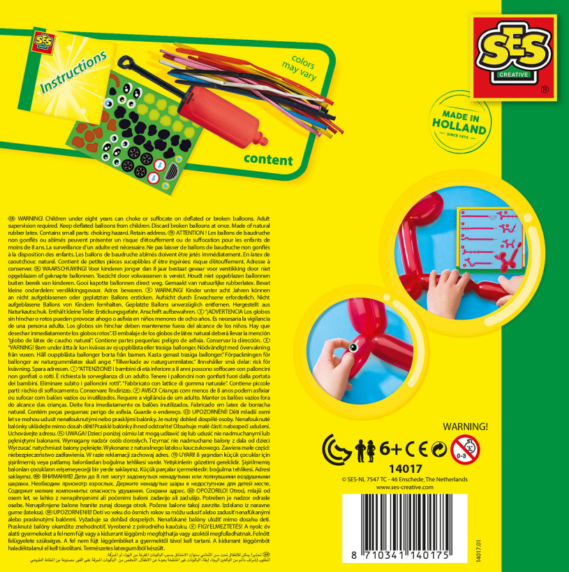 SES Ballonnen vouwen