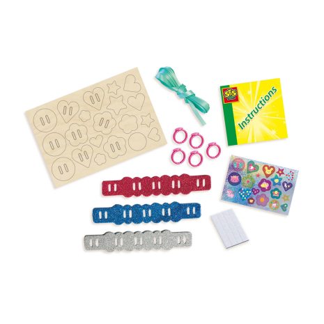 SES Easy glitter ringen en armbanden