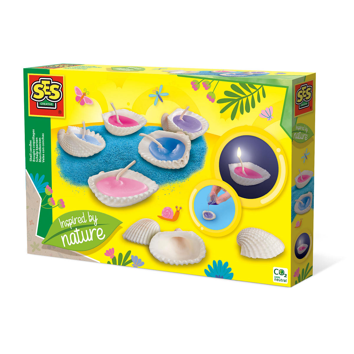 SES Schelp kaarsen - Inspired by nature