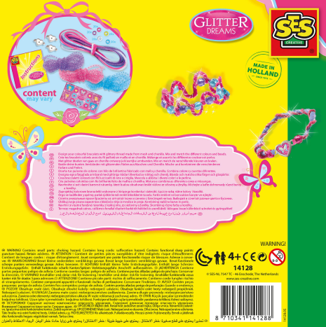 SES Glitter armbanden