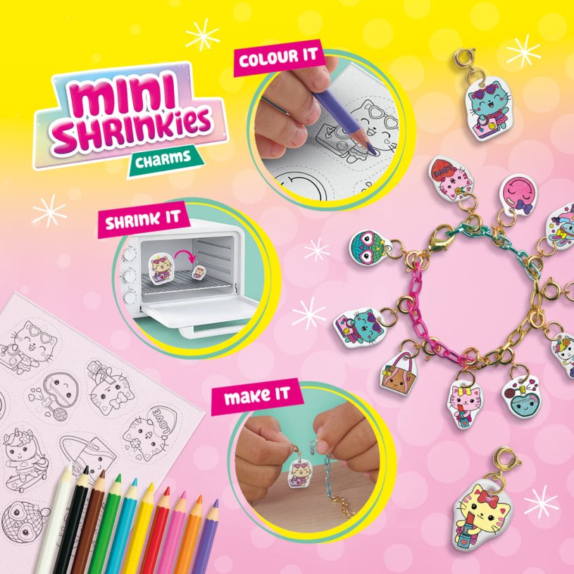 SES Mini Shrinkies - Charms Fashion Party