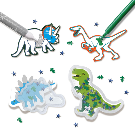 SES Sticker maker dino's