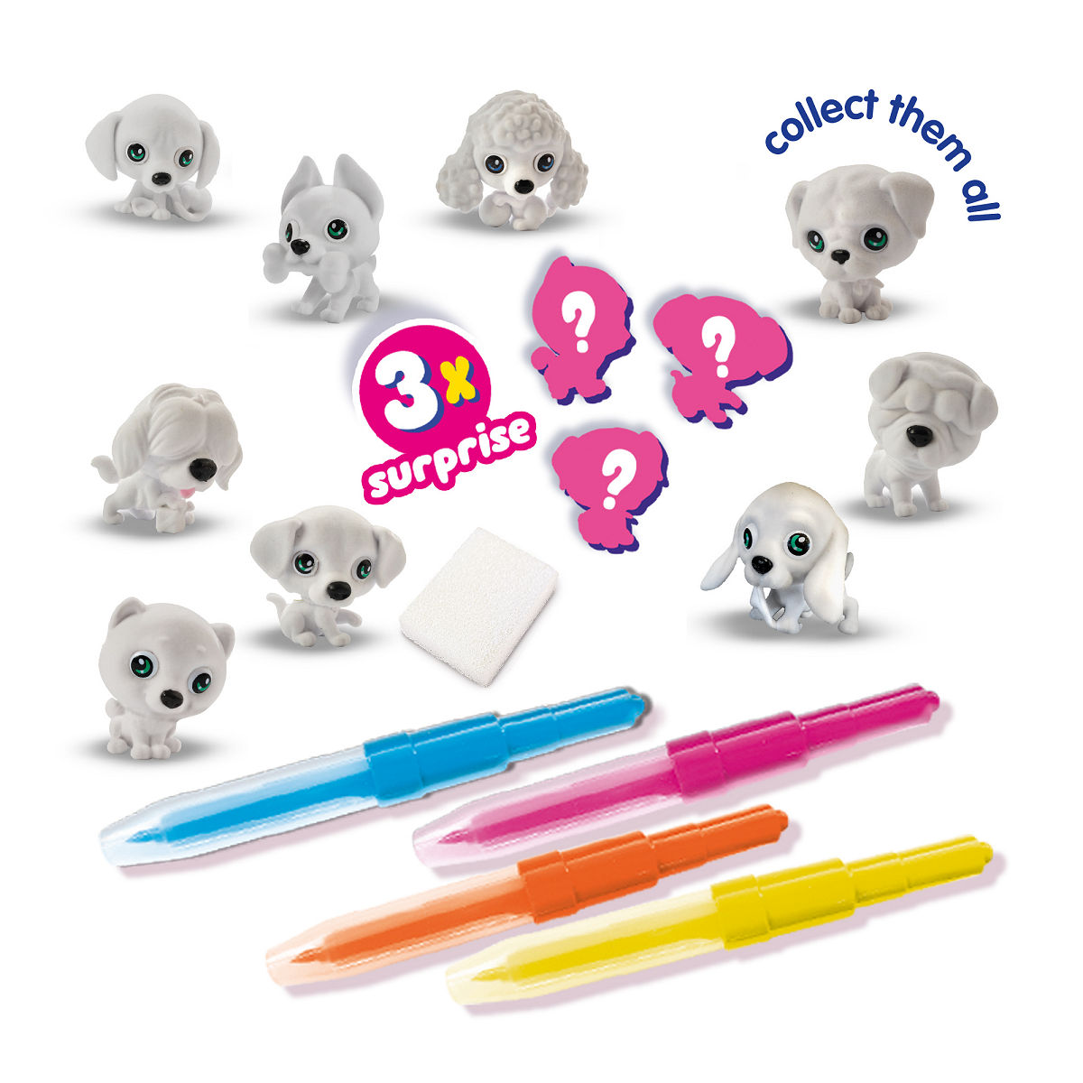 SES Blow airbrush pens - Puppy's surprise 3x