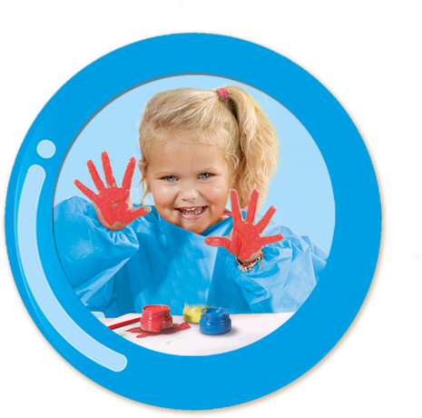 SES My first - Vingerverf handafdruk dieren