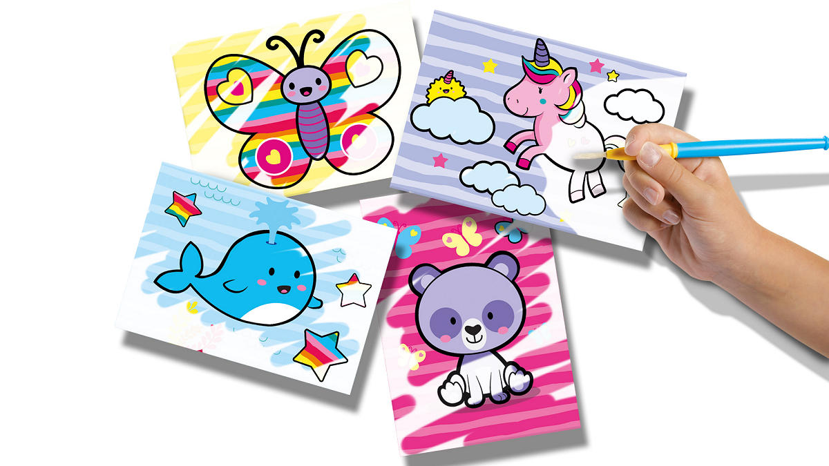 SES My First Kleuren met water - Fantasie dieren