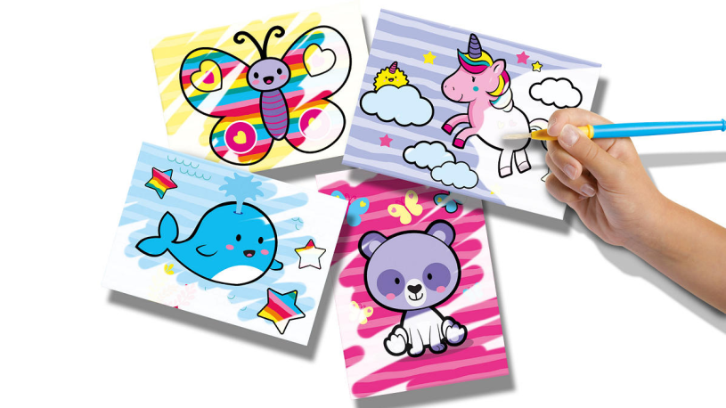 SES My First Kleuren met water - Fantasie dieren