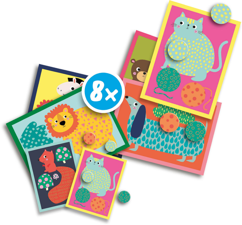 SES My first - Dierenprint stickers