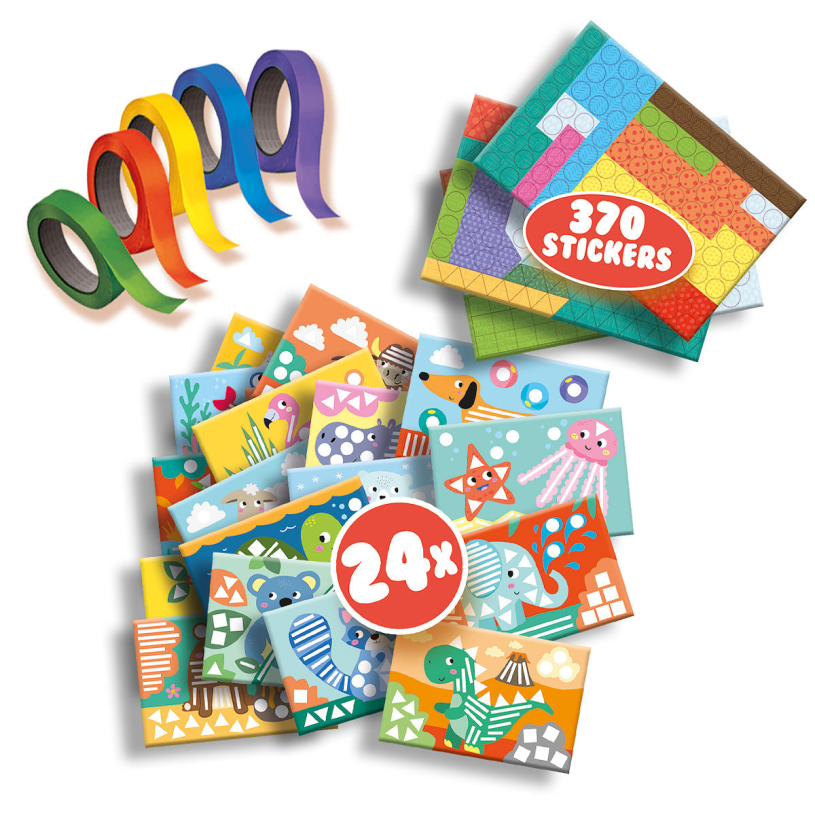 SES Ik leer plakken en vormen herkennen