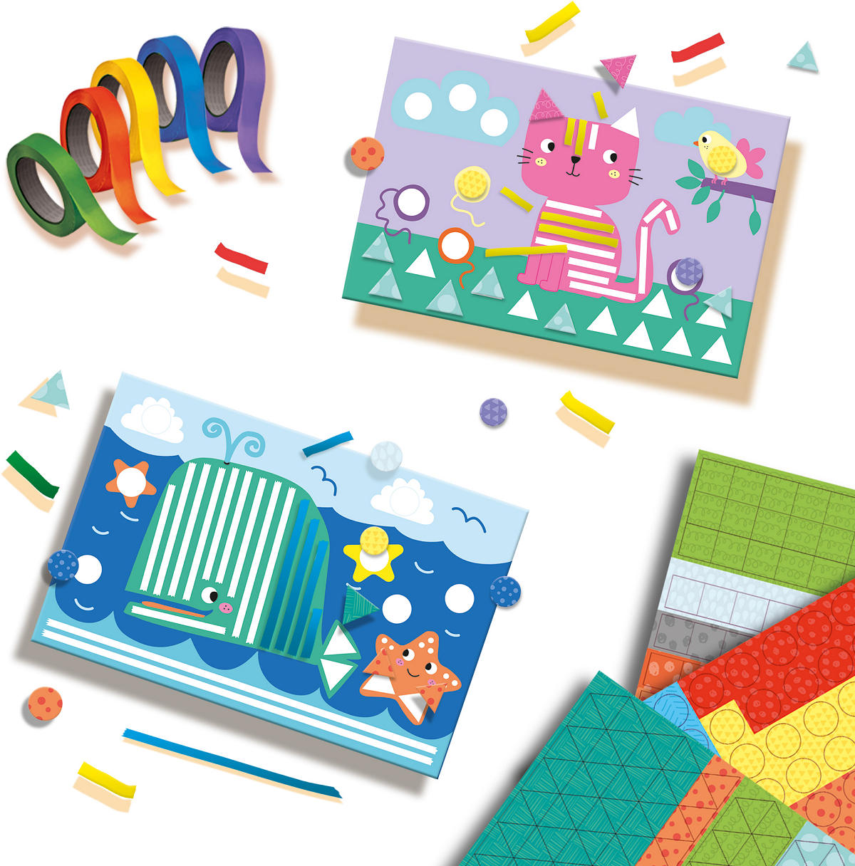 SES Ik leer plakken en vormen herkennen