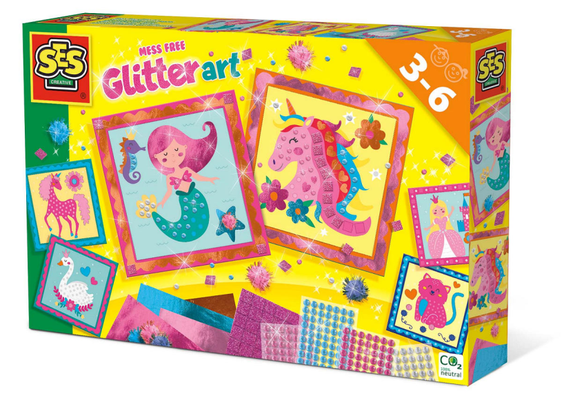 SES Knoeivrije glitter kunst