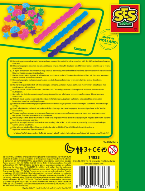 SES Klittenband armbanden
