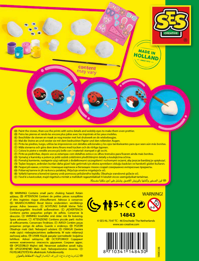 SES Stenen versieren