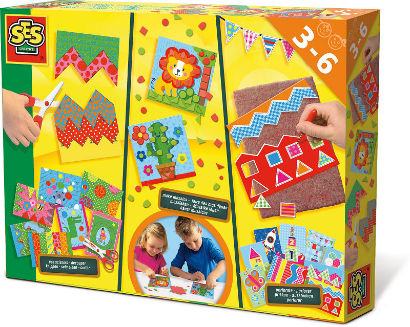 SES Ik leer knippen, mozaïeken en prikken