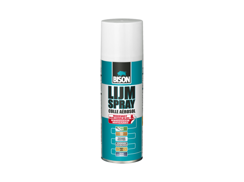 Bison Lijmspray 200ml spuitbus