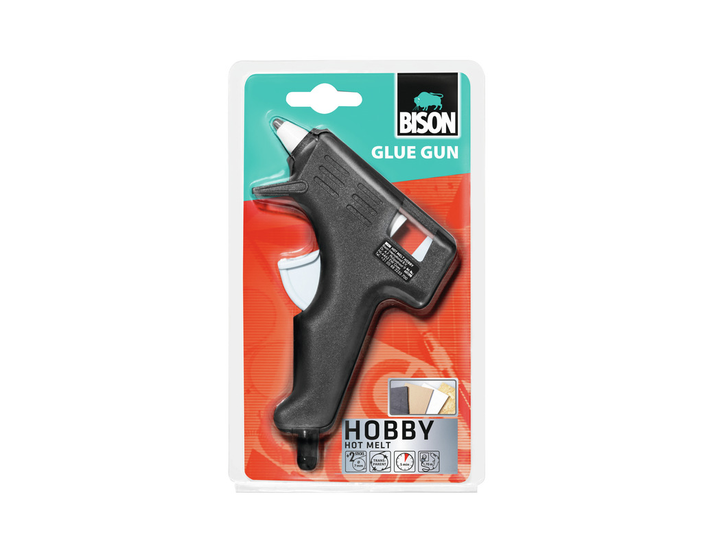 Bison Glue Gun Hobby Lijmpistool op blister