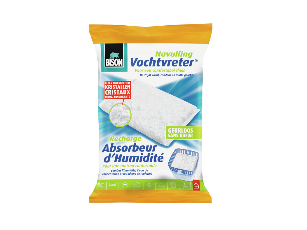 Bison Vochtvreter Navulling Neutraal zak 450g