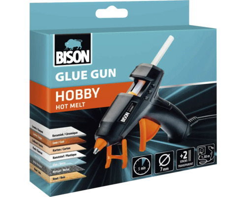 Bison Glue Gun Hobby Lijmpistool op blister
