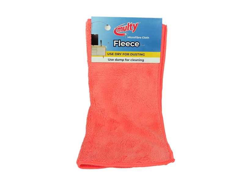 Multy Microvezel fleece stofdoek 32x32cm