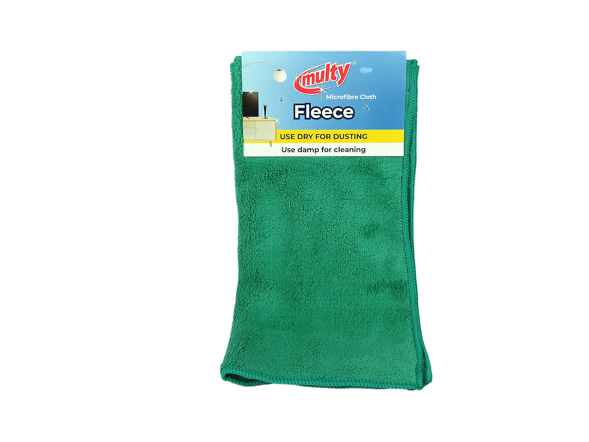 Multy Microvezel fleece stofdoek 32x32cm