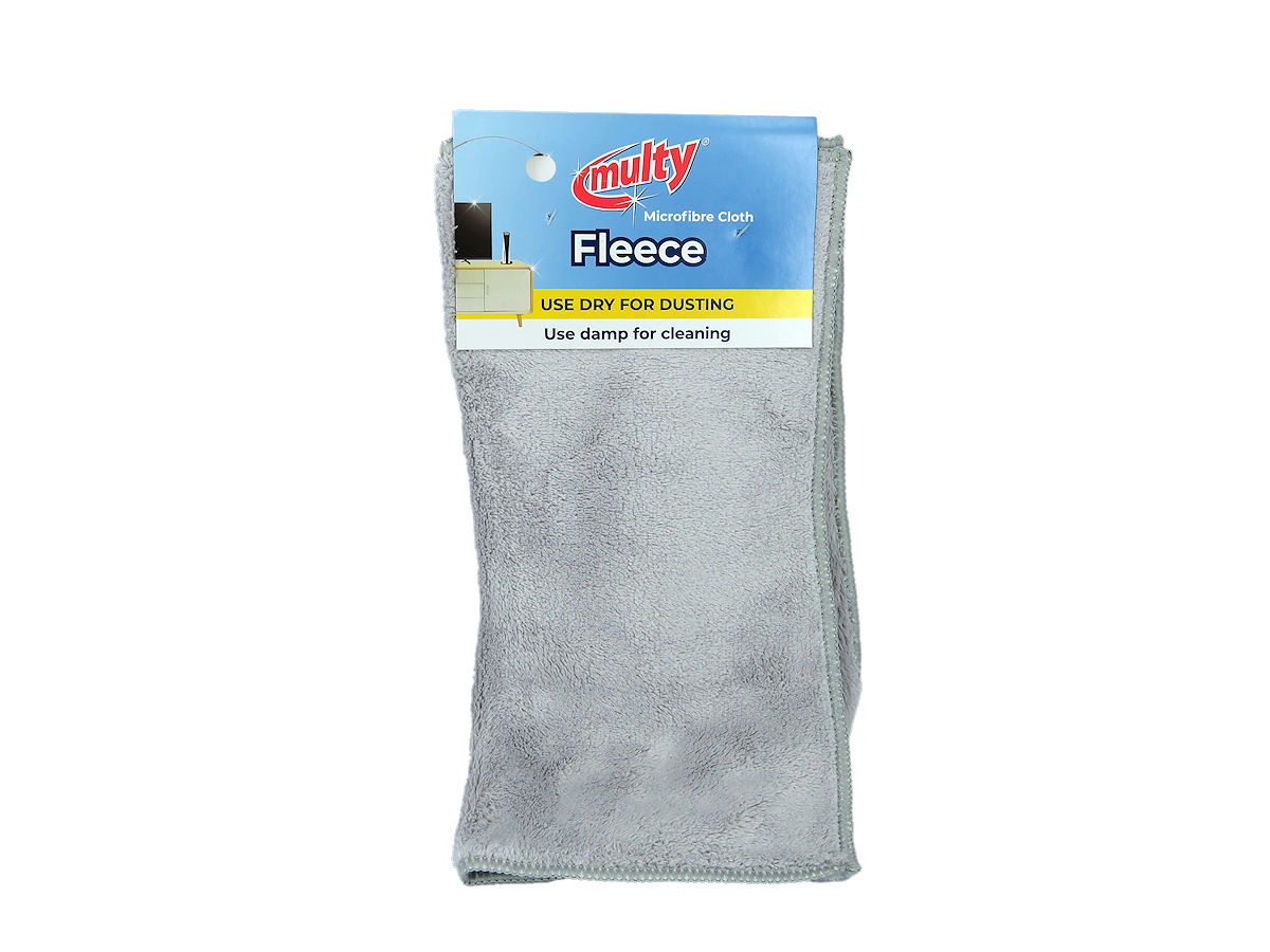Multy Microvezel fleece stofdoek 32x32cm
